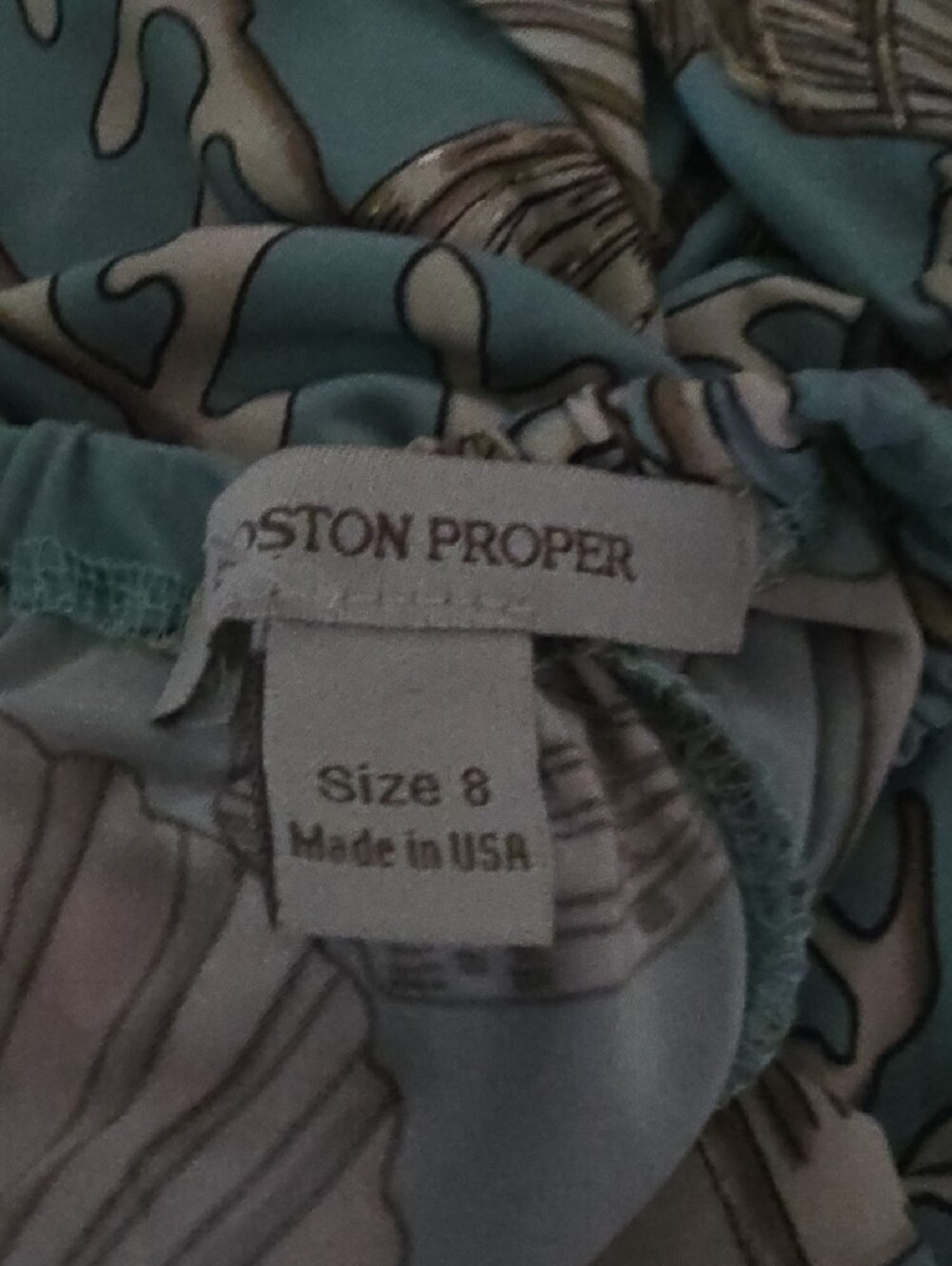 Boston Proper Shell Print Maxi Dress - Picture 2 of 2